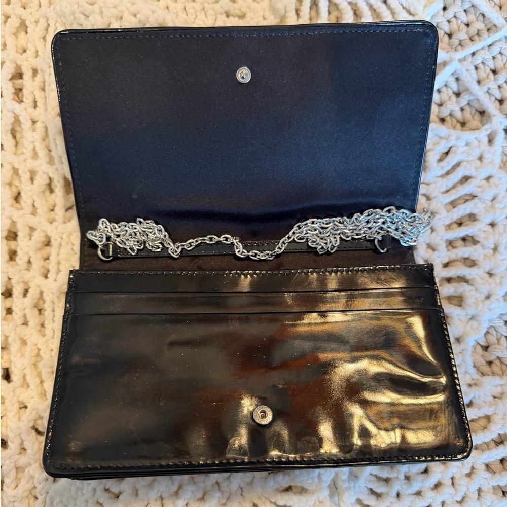 Vintage Coach Black & Silver Evening Bag/Clutch - Picture 3 of 11